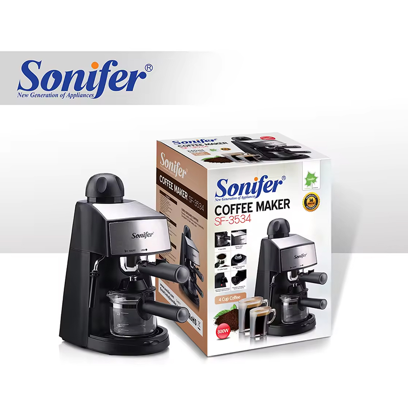 Sonifer SF-3534 Espresso və Kapuçino Bişirən Qəhvə Maşını